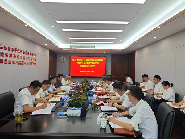 安徽尊龙时凯地产集团本部第一党支部召开主题教育专题组织生涯会